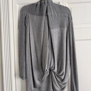 lululemon athletica Gray Cowl Neck Sweater